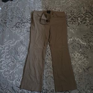 brown , bell bottom ish